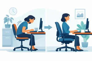 Como melhorar postura no trabalho de verdade