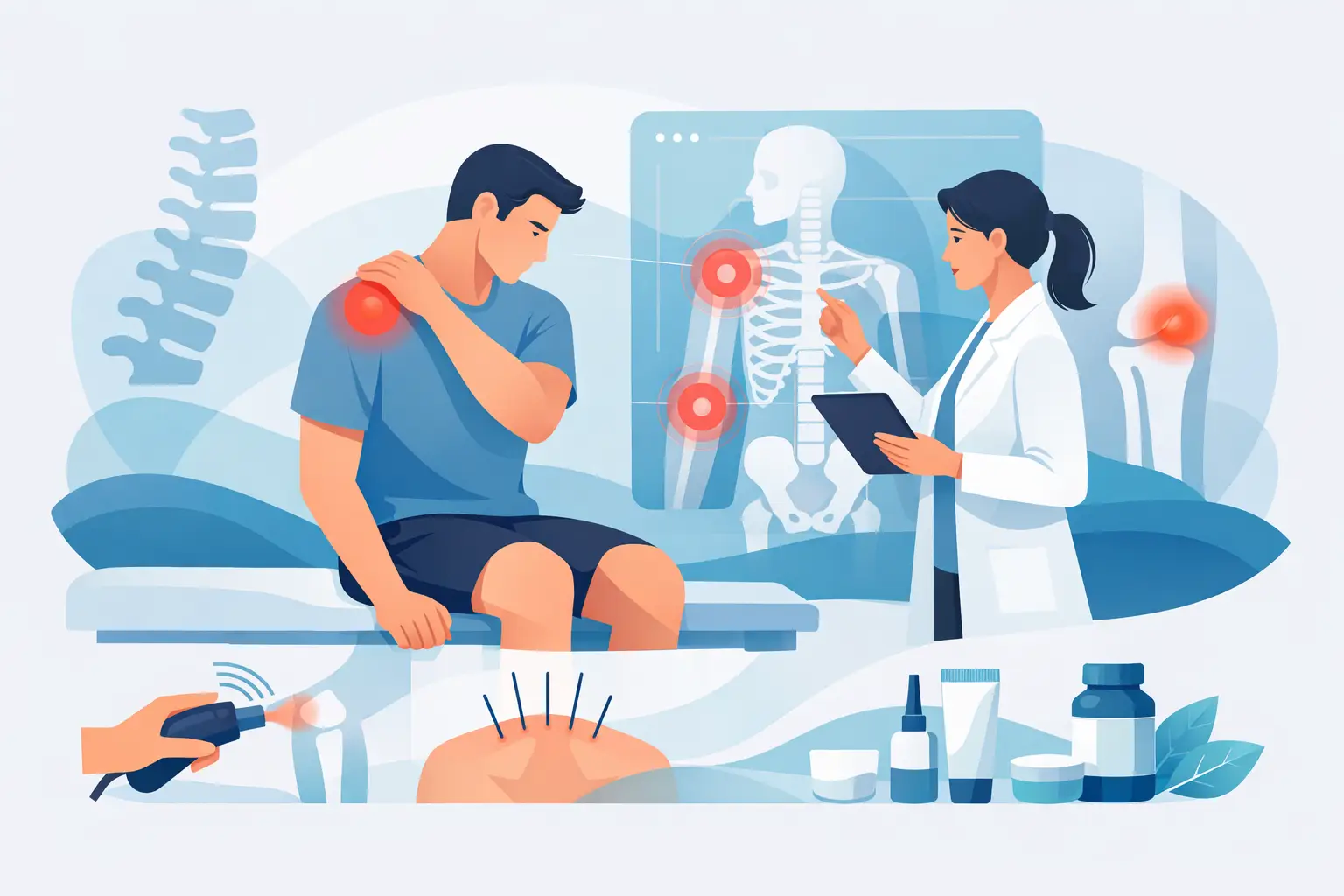 Tratamento dor musculoesquelética eficaz