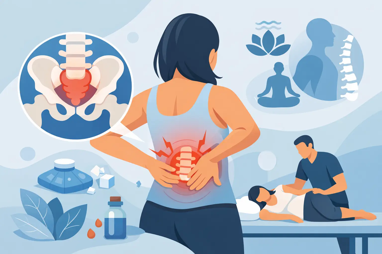 Como aliviar dor sacroilíaca de forma eficaz