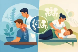 Quiropraxia ou osteopatia funcional para sua dor