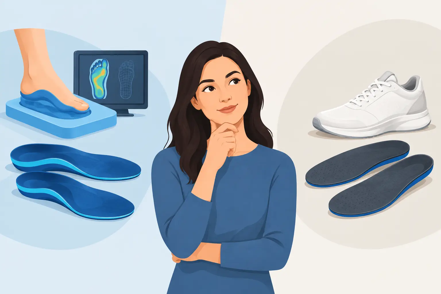 Palmilhas personalizadas ou palmilhas prontas?