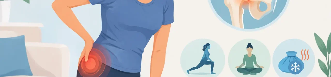Como aliviar quadril dolorido com segurança