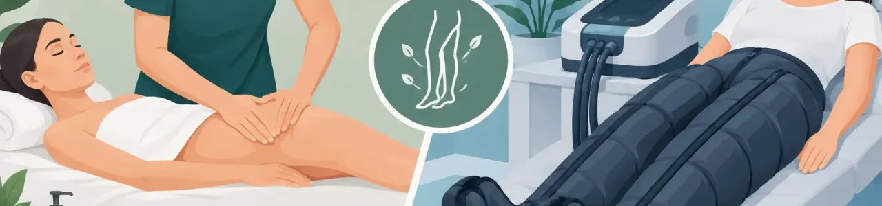 Drenagem linfática ou bota pneumática para você?