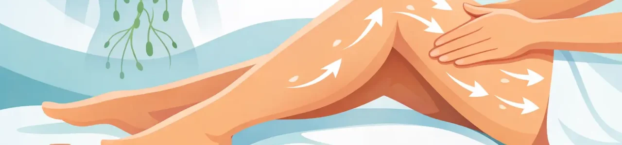 Drenagem linfática para pernas inchadas