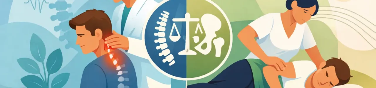 Quiropraxia ou osteopatia funcional para sua dor